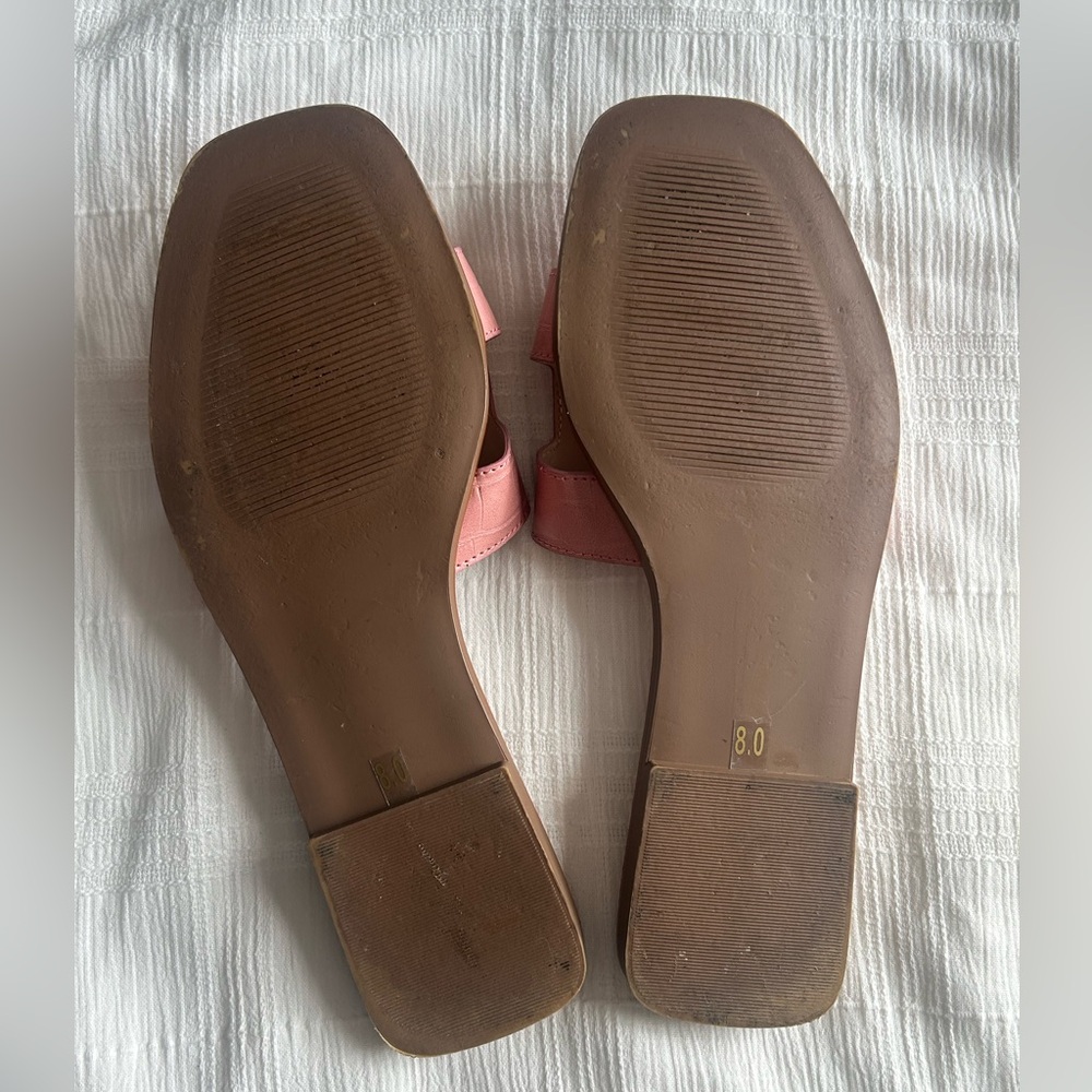Steven New York Women's Pink Slide Sandals - Picture 5 of 7